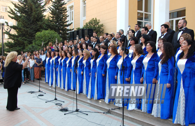 National Music Day. Baku, Azerbaijan, Sep.18, 2015